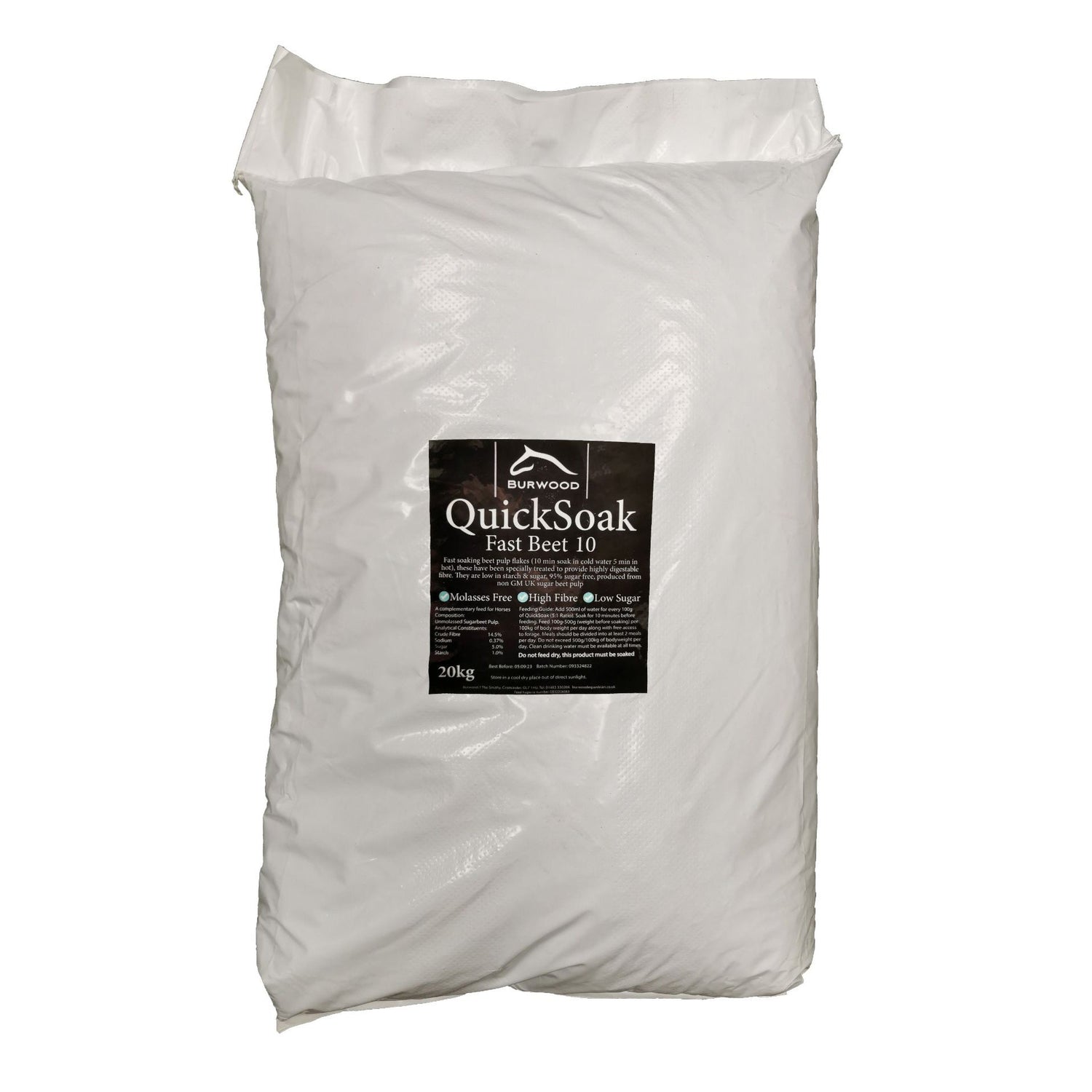 Burwood Quick Soak Fibre Beet 20kg