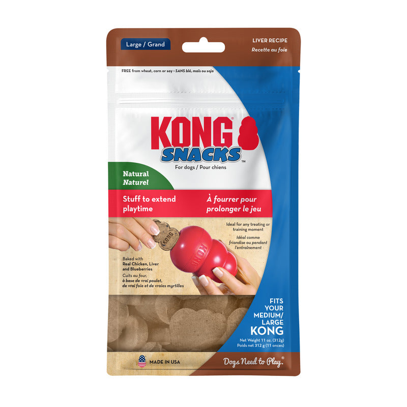 KONG Snacks Dog Treats Liver Large 312g