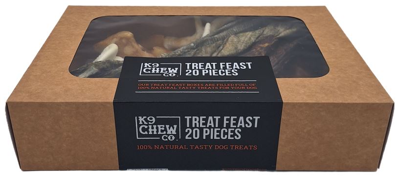 K9 20 Piece Natural Treat Feast Box