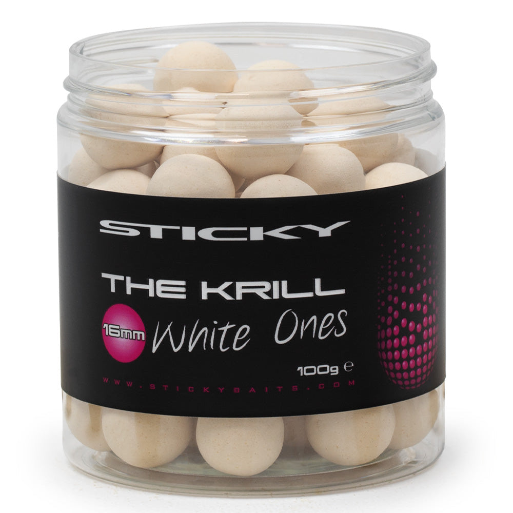 Sticky Baits The Krill Pop Ups White Ones 16mm 100g