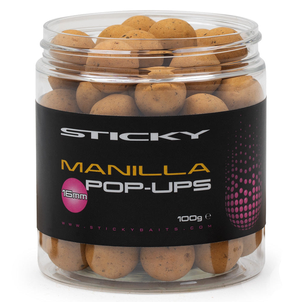 Sticky Baits Manilla Pop Ups 12mm 100g