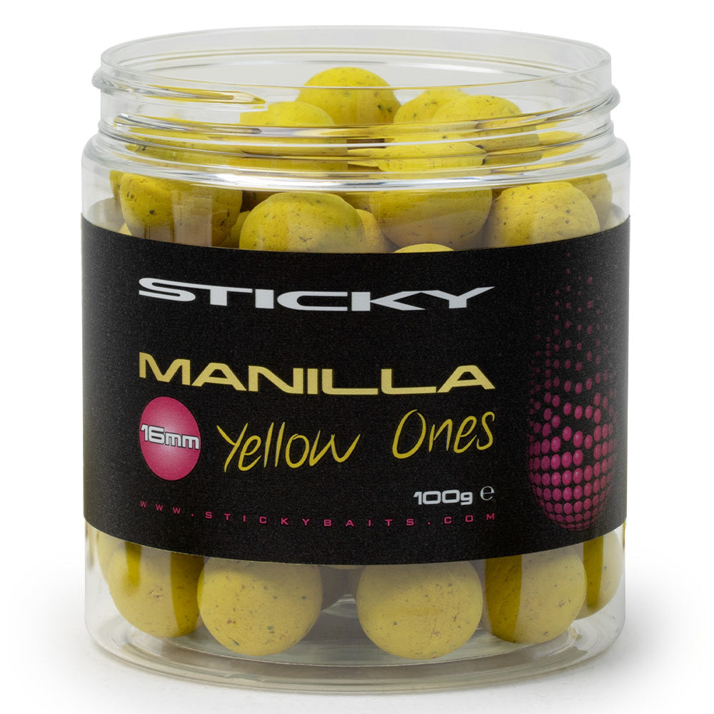 Sticky Baits Manilla Yellow Ones Pop Ups 14mm 100g