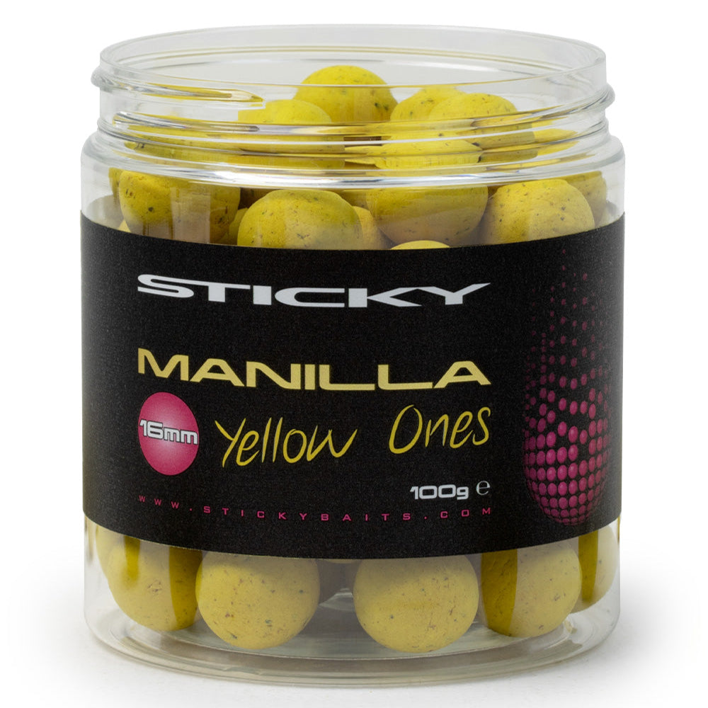 Sticky Baits Manilla Yellow Ones Pop Ups 12mm 100g