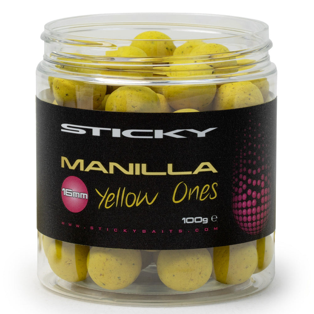 Sticky Baits Manilla Yellow Ones Pop Ups 16mm 100g