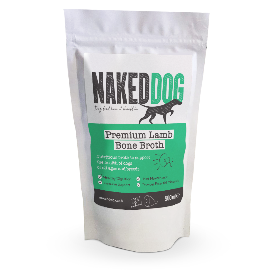 Naked Dog Bone Broth Premium Lamb 500ml