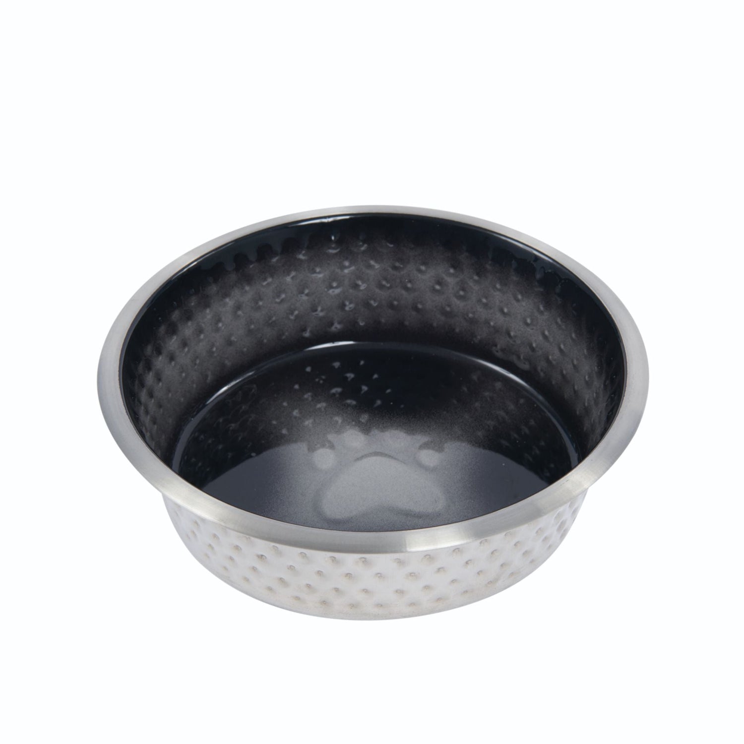 Weatherbeeta Non Slip Stainless Steel Silicone Shade Dog Bowl Black 16.5cm