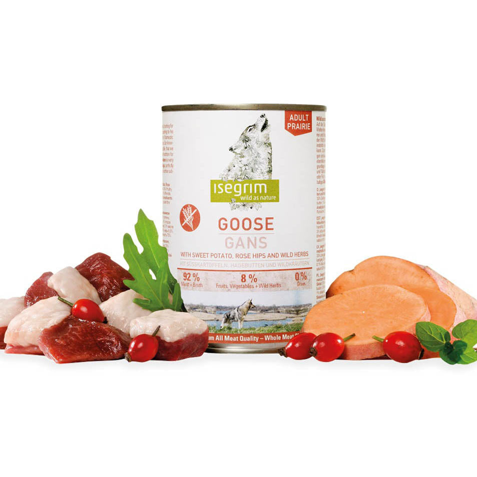 Isegrim Adult Goose & Sweet Potato Tin 800g