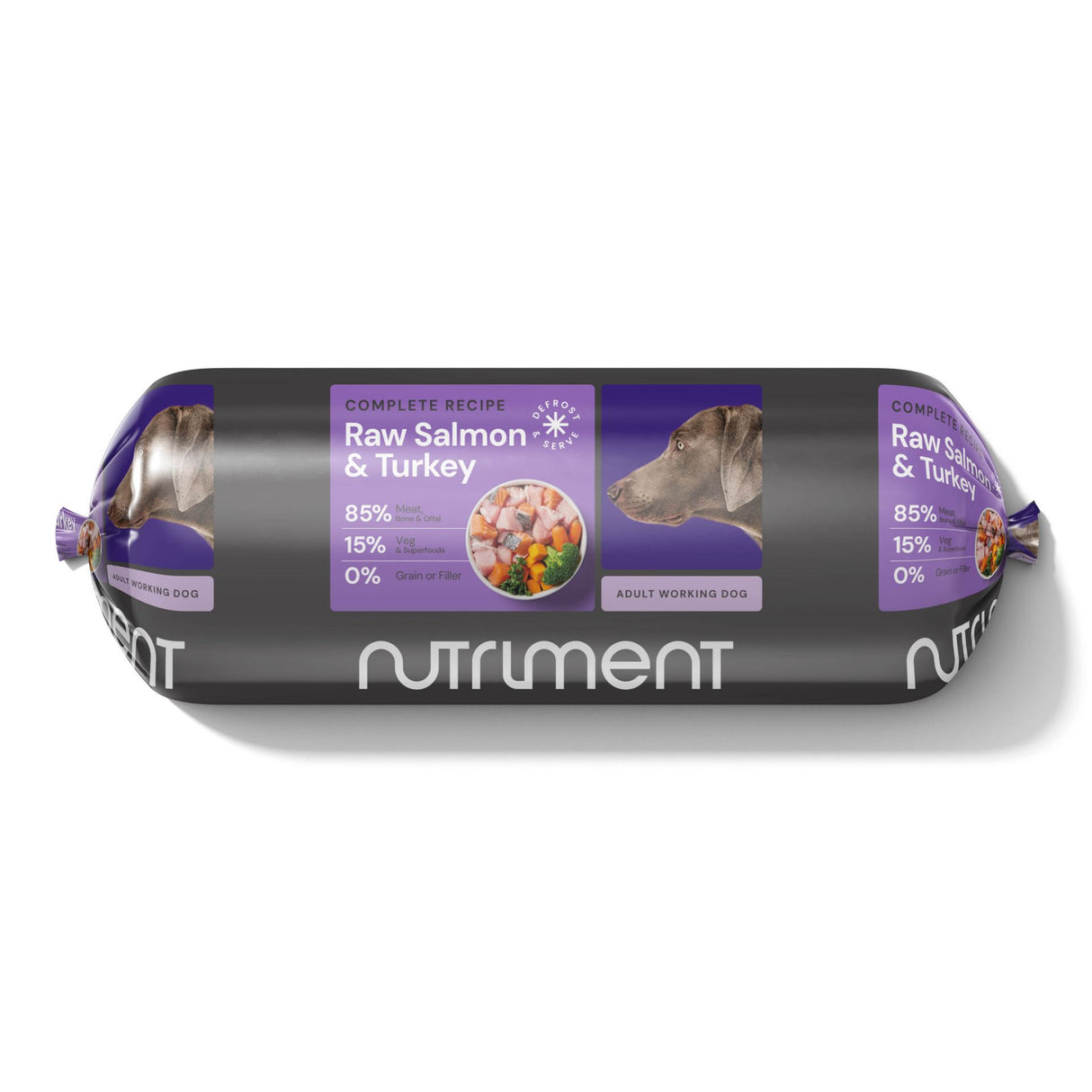 Nutriment Dog - Adult Salmon with Turkey 1.4kg Chubb Stick