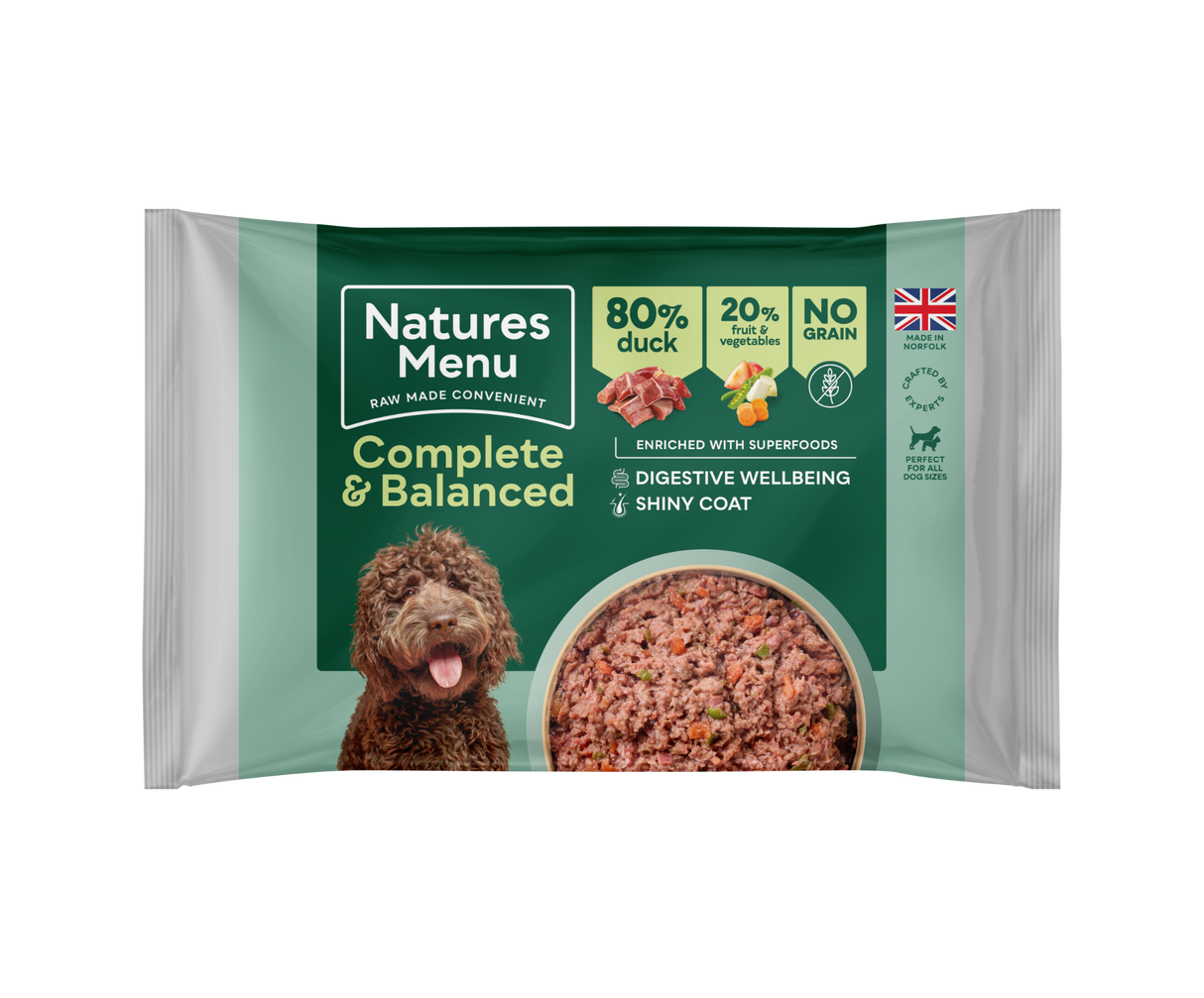Natures Menu Complete & Balanced 80/20 Duck Block 500g