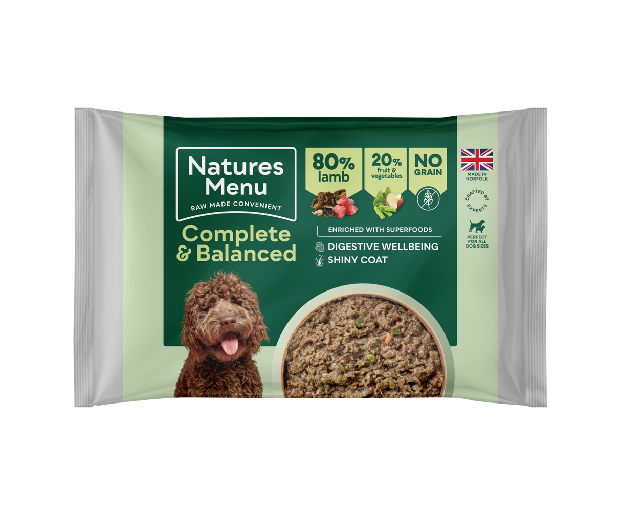 Natures Menu Complete & Balanced 80/20 Lamb Block 500g