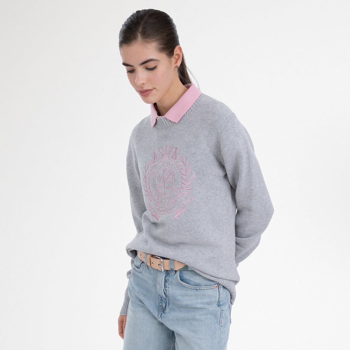 HV Polo Pullover HVPJordyn Grey Melange