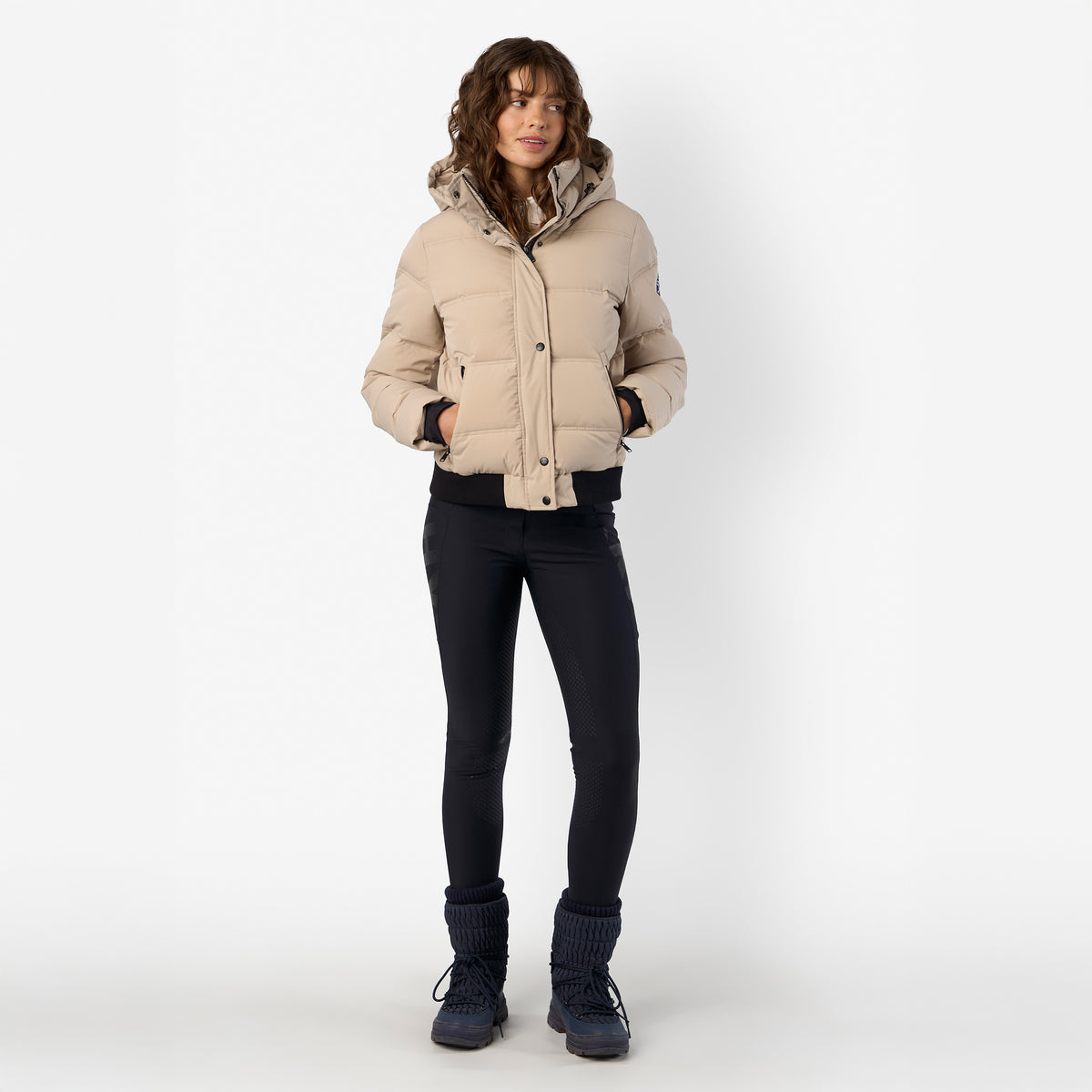 HV Polo Jacket HVPRochella Chalk