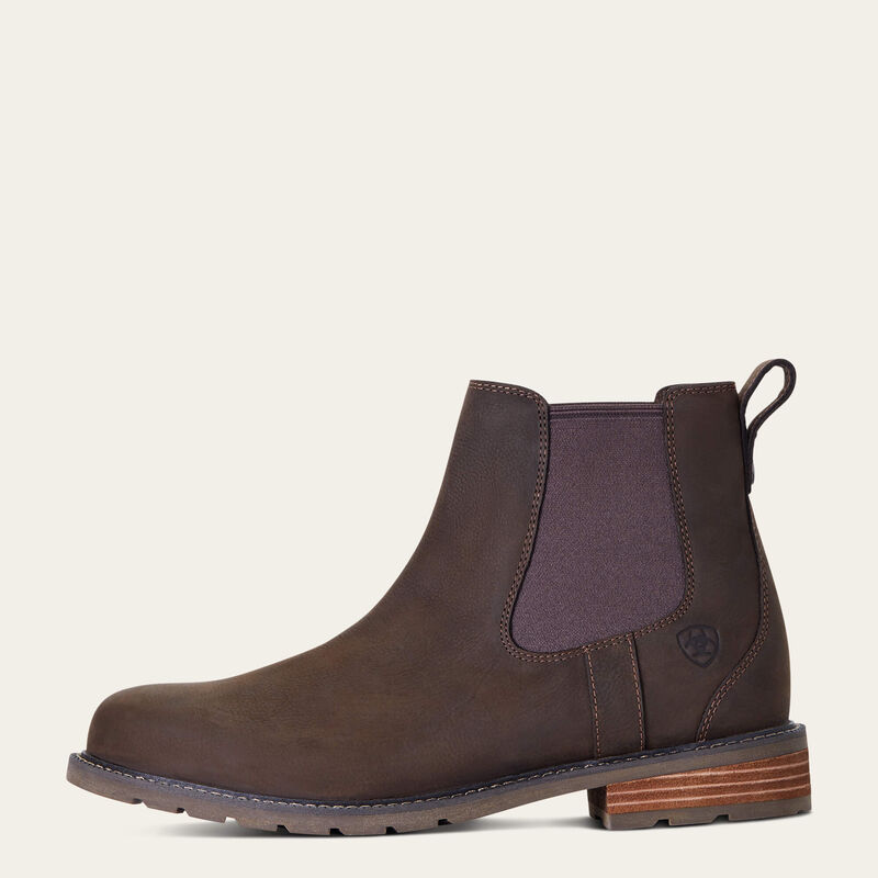 Ariat Mens Wexford Waterproof Chelsea Boot Java