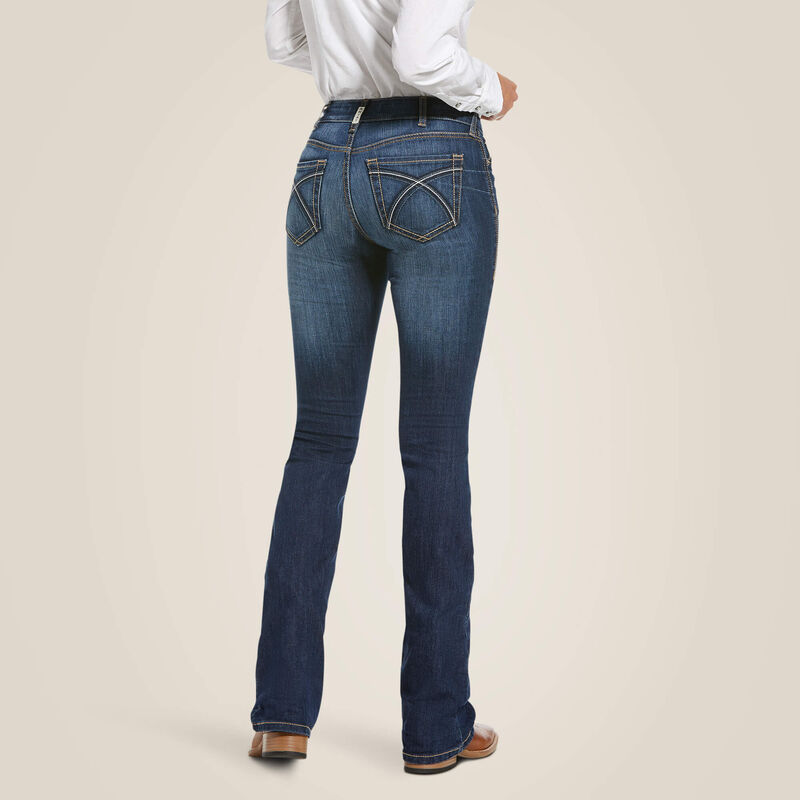 Ariat Womens R.E.A.L. Perfect Rise Stretch Rosa Boot Cut Jean Lita