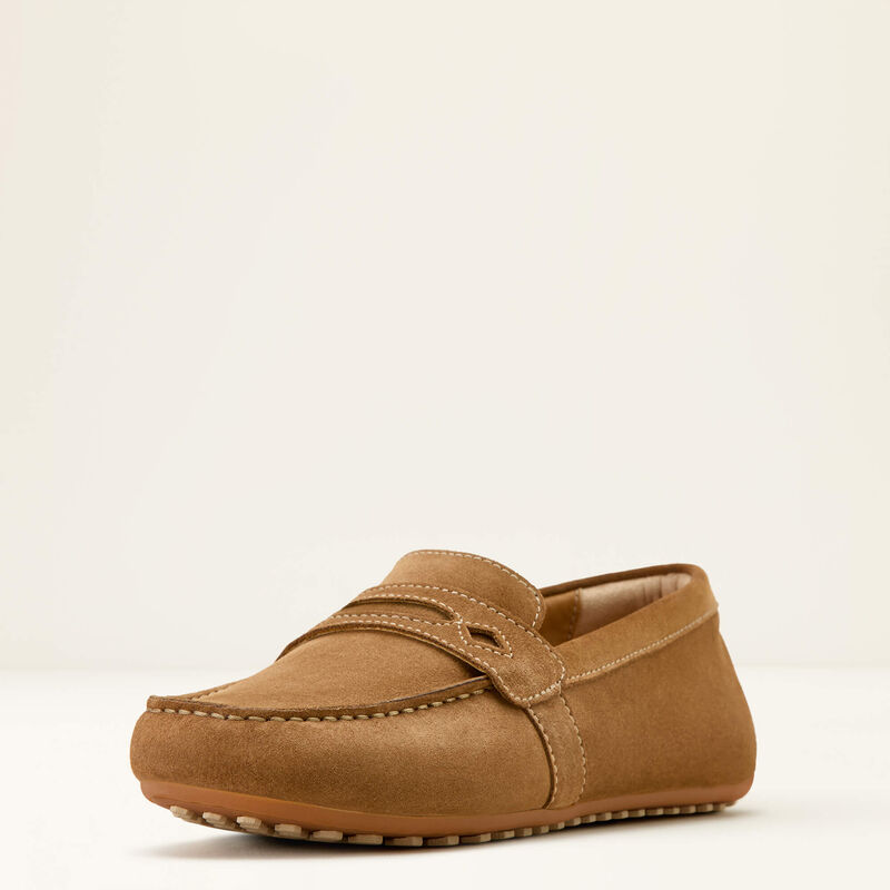 Ariat Womens Selene Driving Shoe Caramel Suede