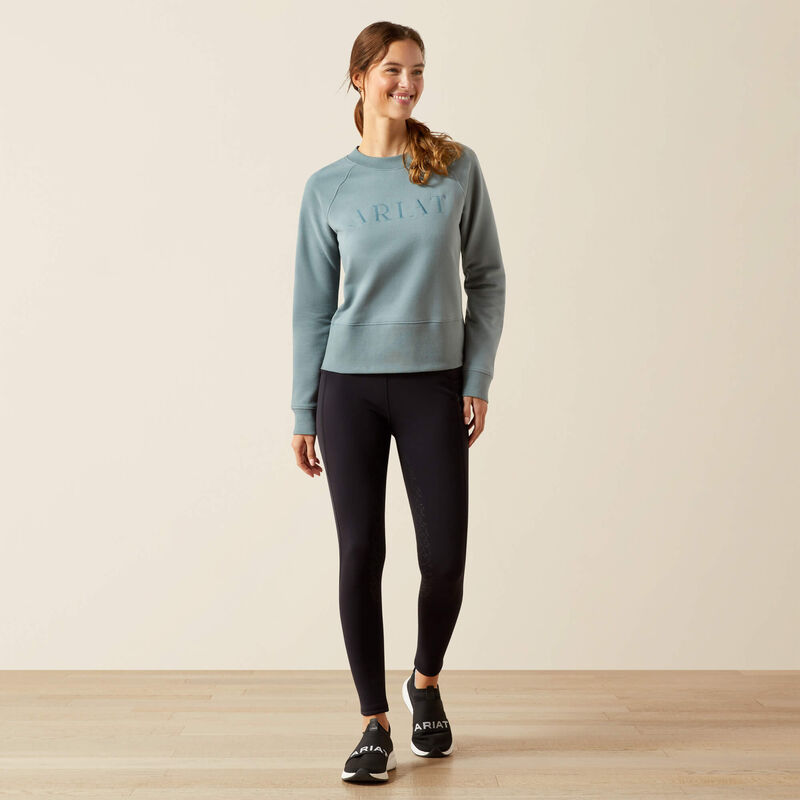 Ariat Womens Martine Sweatshirt Steel Sage