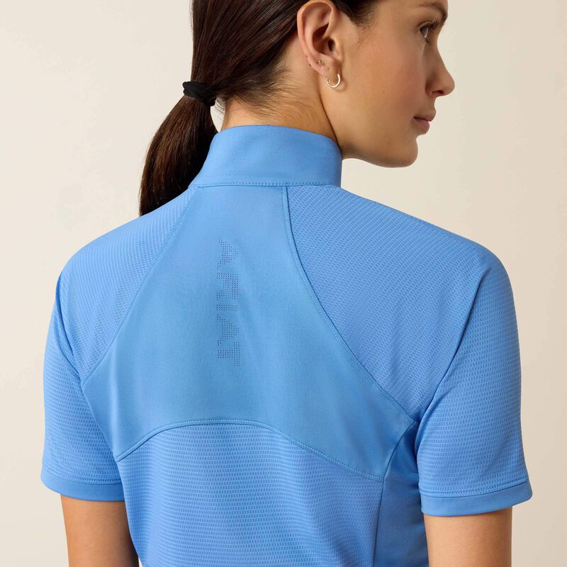 Ariat Womens Soquel 1/4 Zip SS Baselayer Riviera