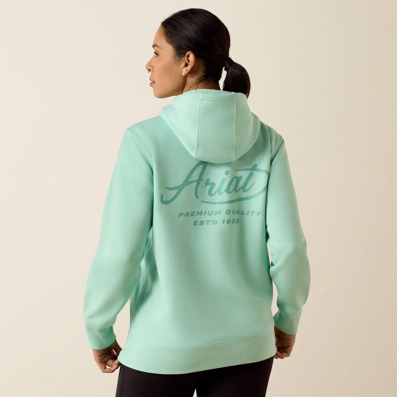 Ariat Womens Rebar Lightweight Graphic Hood Lichen