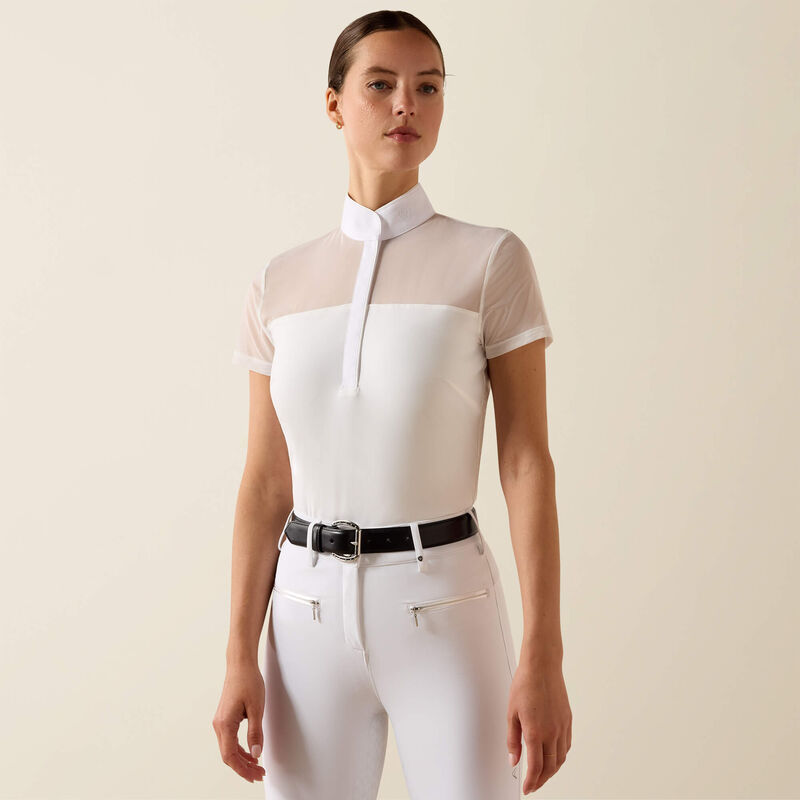 Ariat Womens Allure SS Show Shirt White