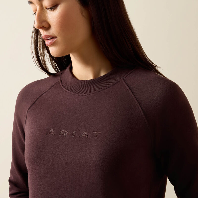 Ariat Martine Sweatshirt Chocolate Plum