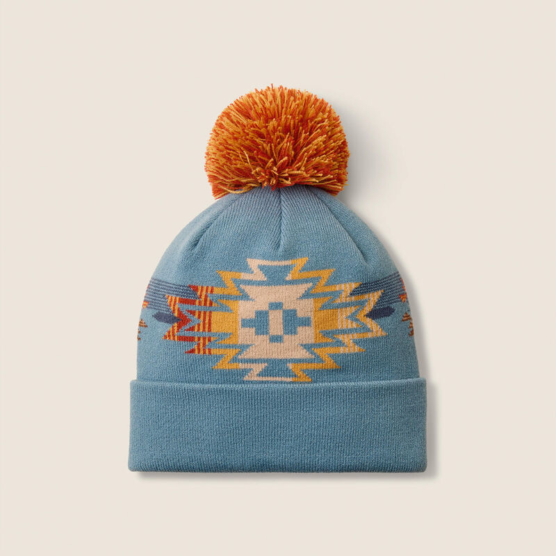 Ariat Womens Serape Beanie Teal Serape