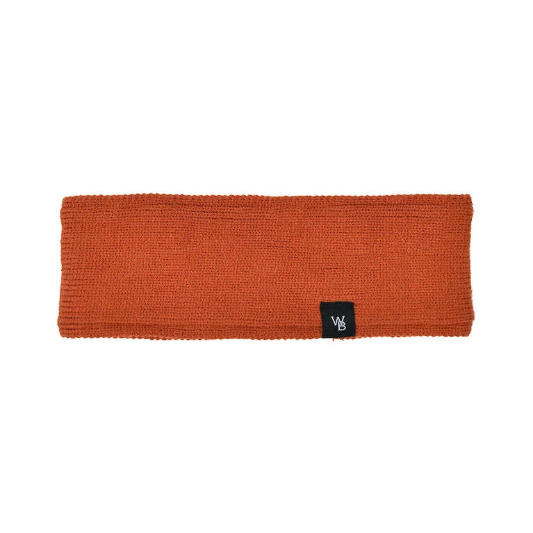Weatherbeeta Adults Fleece Lined Ponytail Headband Redwood