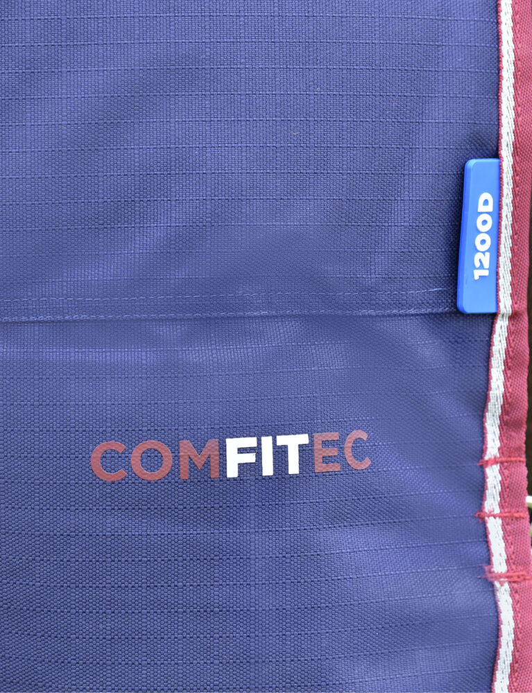 Weatherbeeta Comfitec Essential Turnout Detach-A-Neck 50g Navy / Burgundy