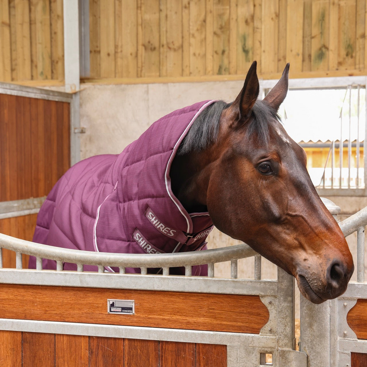 Shires Tempest Original 300g Combo Stable Rug Burgundy