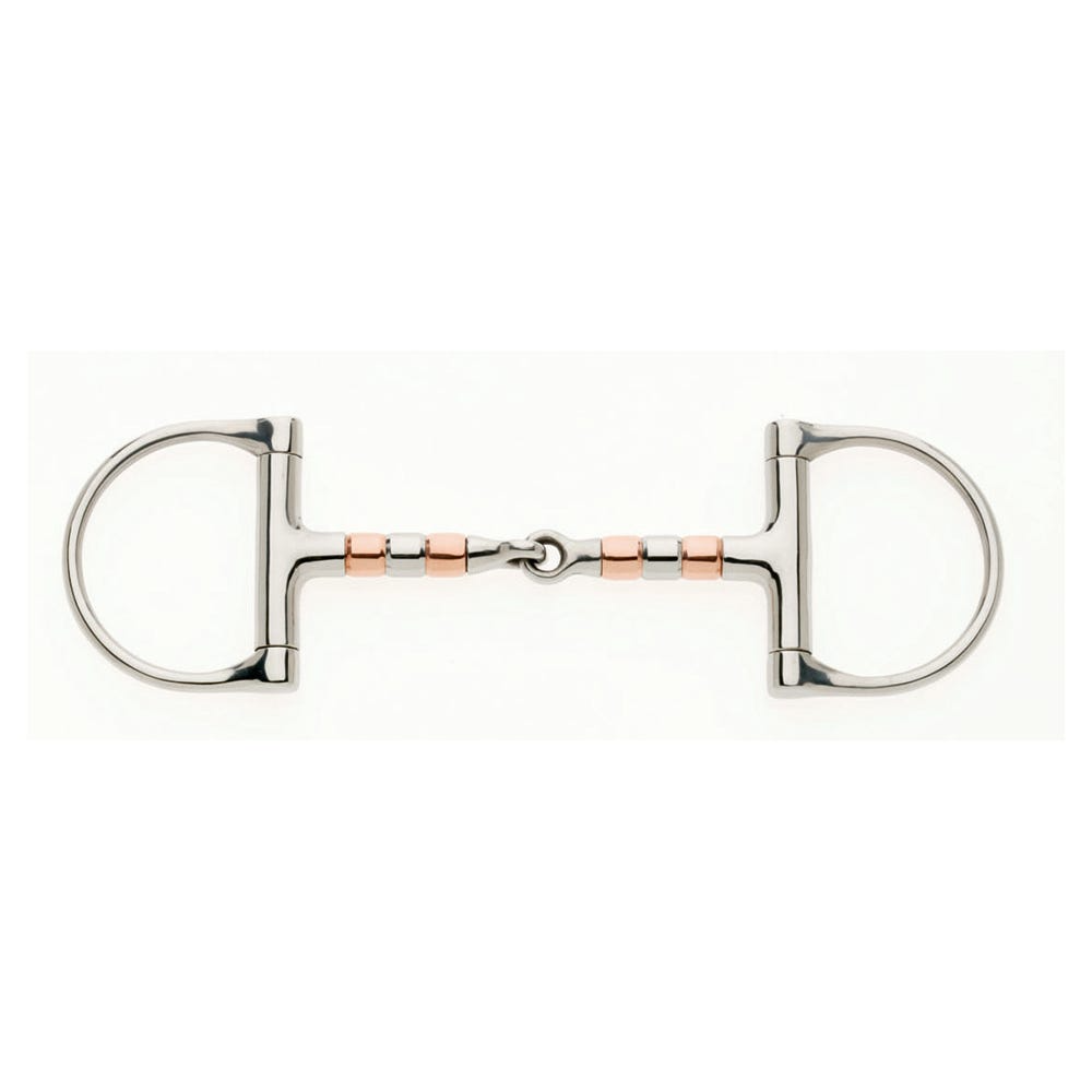 Lorina Copper Roller Dee Race Snaffle