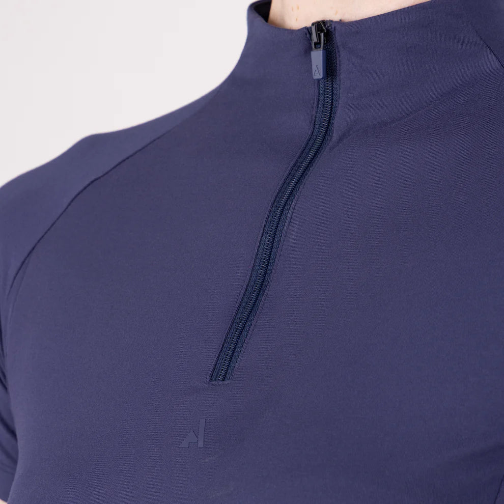 Aubrion React Short Sleeve Base Layer Midnight