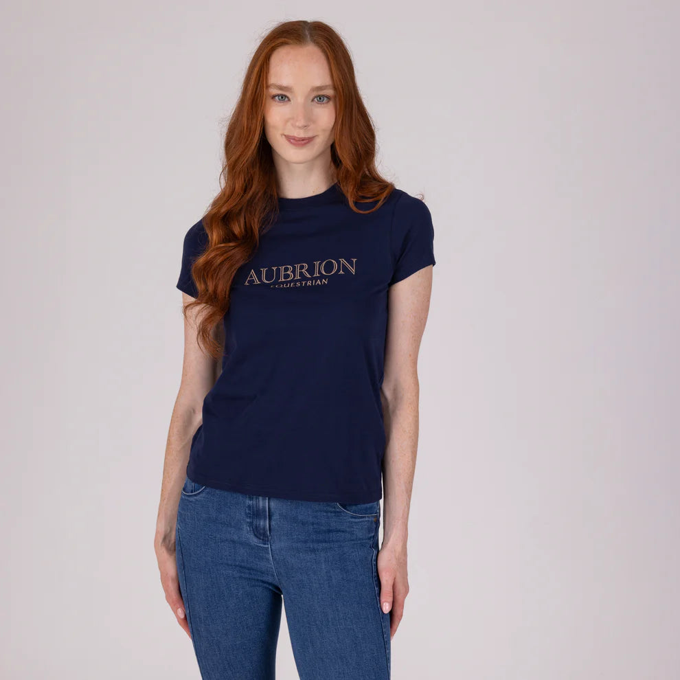 Aubrion Equestrian T-Shirt Midnight