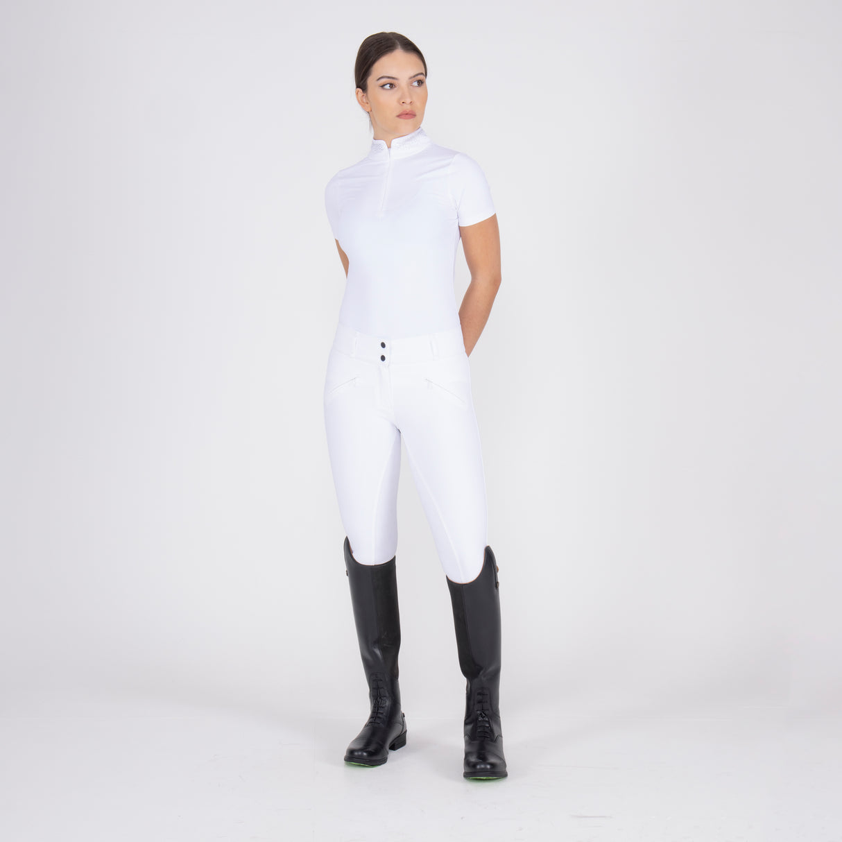 Aubrion Optima GX Breeches White