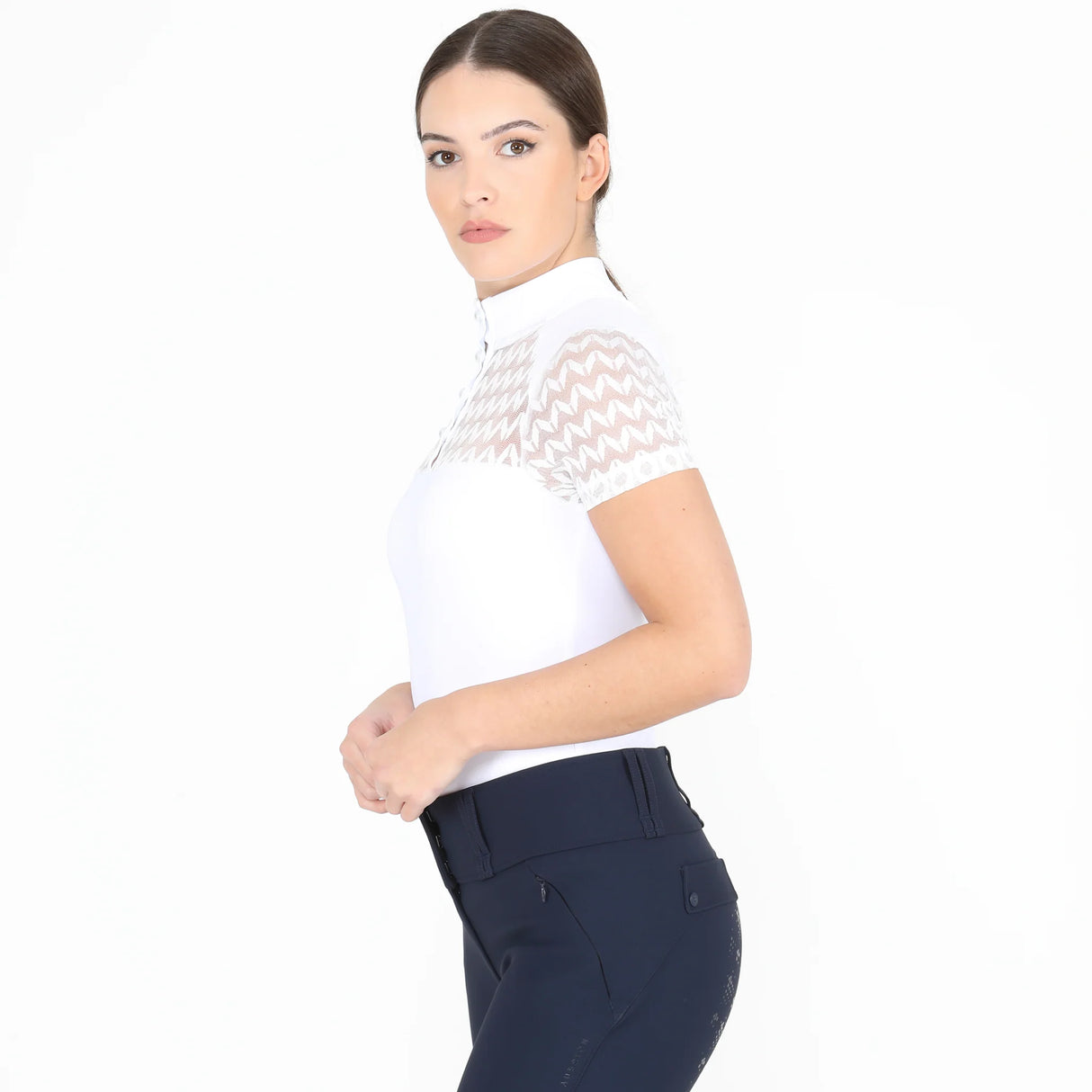 Aubrion Optima VX Show Shirt White