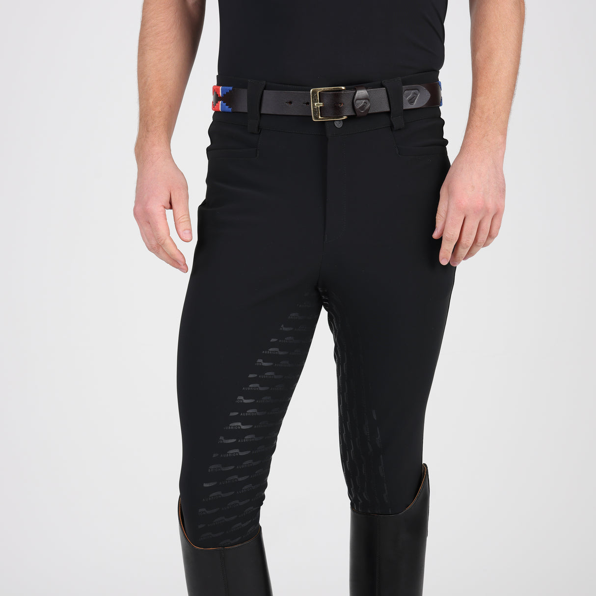 Aubrion Mens Optima MX FG Breeches Black