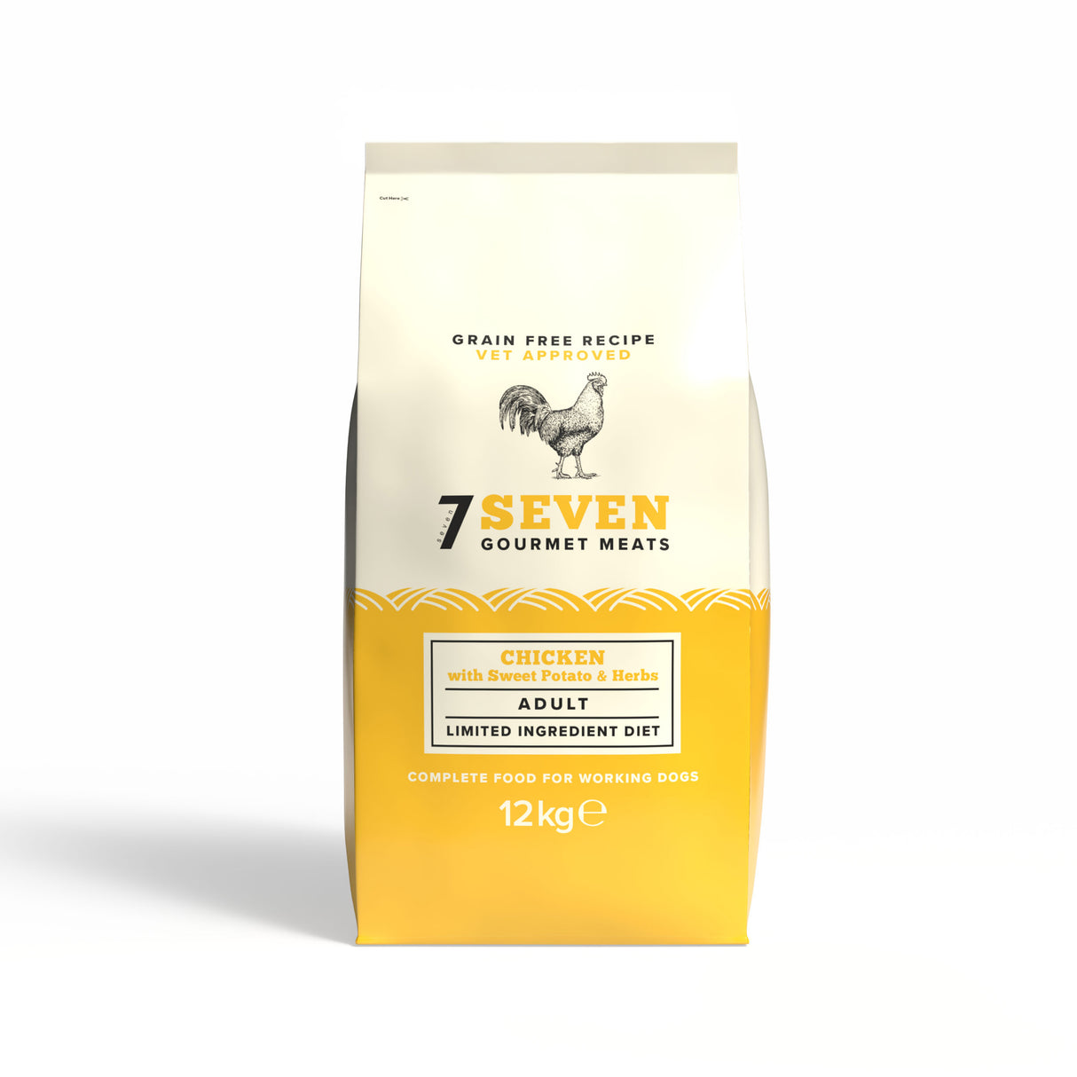 Seven Dog - Adult Chicken With Sweet Potato & Herbs Grain Free 12kg