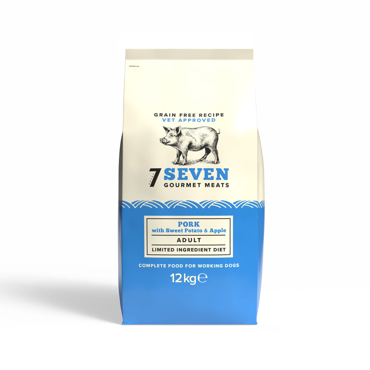 Seven Dog - Adult Pork with Sweet Potato & Apple Grain Free 12kg