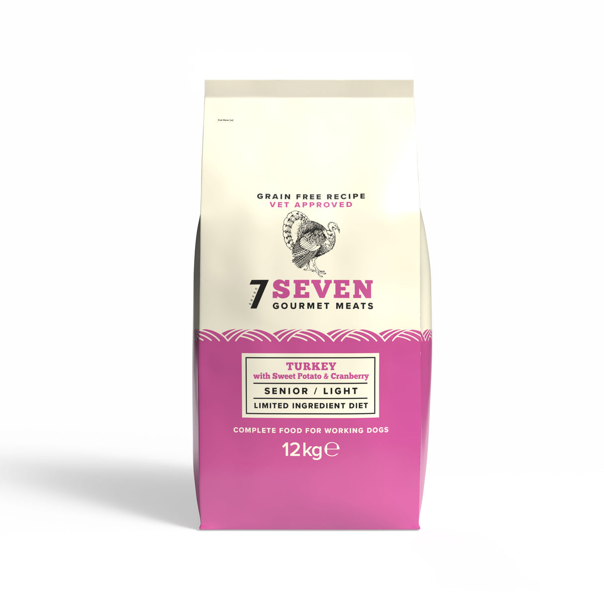 Seven Dog - Senior / Light Turkey with Sweet Potato & Cranberry Grain Free 12kg