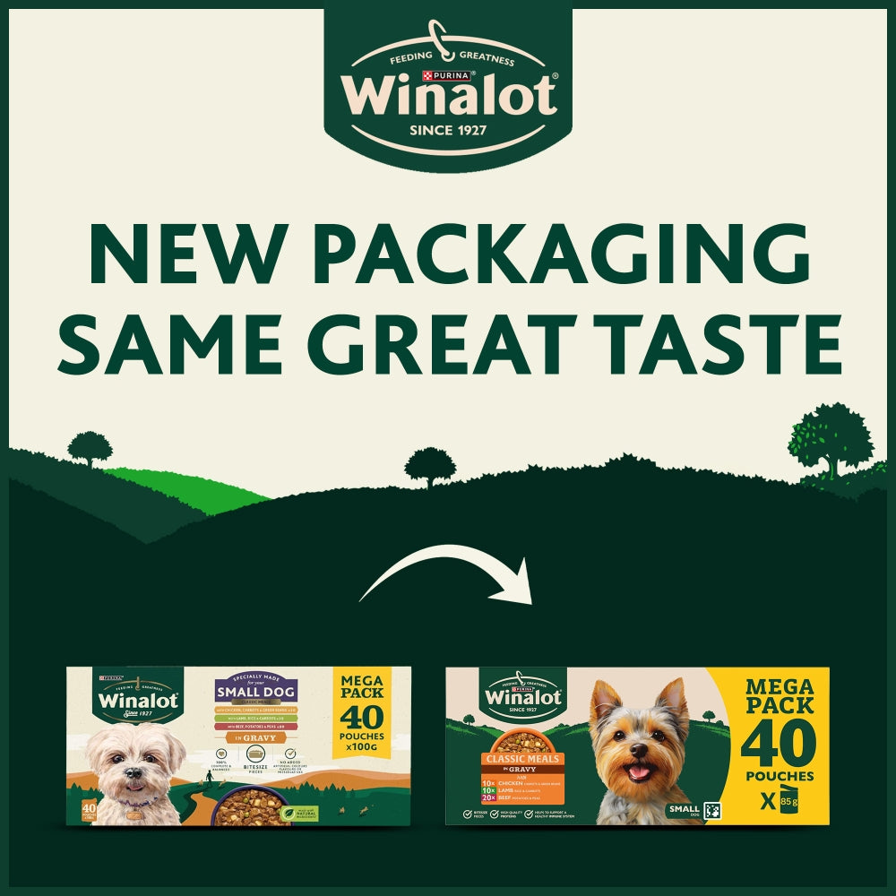 Winalot Small Dog Classic Meals In Gravy 40x85g