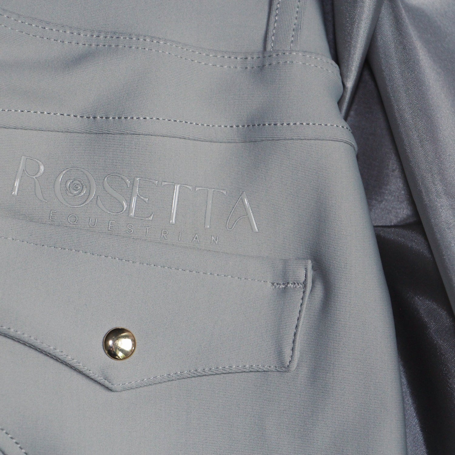 Rosetta Equestrian Silhouette Breeches Grey Moonstone