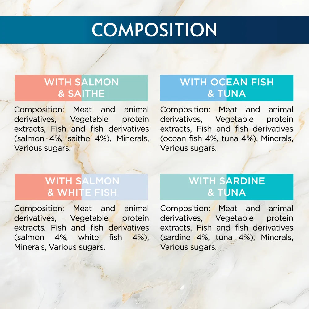 Gourmet Perle Cat Food Seaside Duo Mini Fillets In Gravy 12x85g
