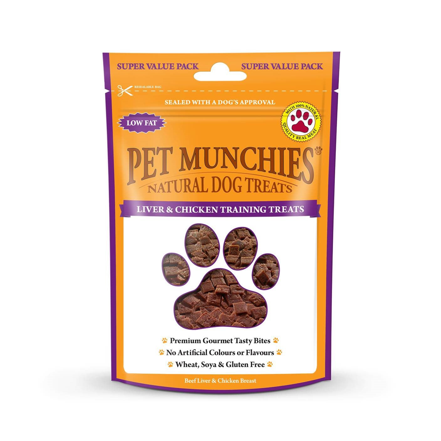 Pet Munchies Liver and Chicken Dog Training Treats 150g