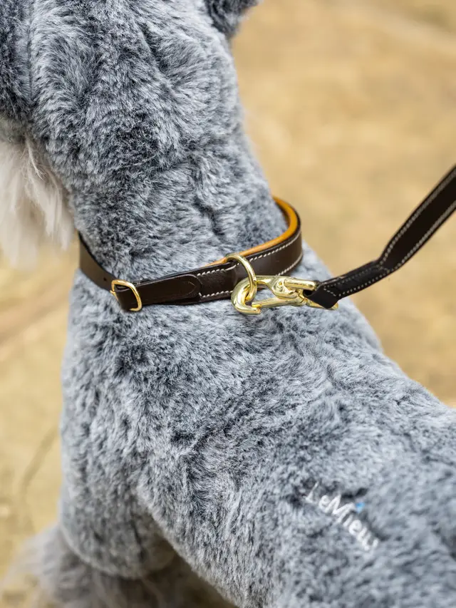Le Mieux Toy Puppy Collar & Lead Ginger / Brown