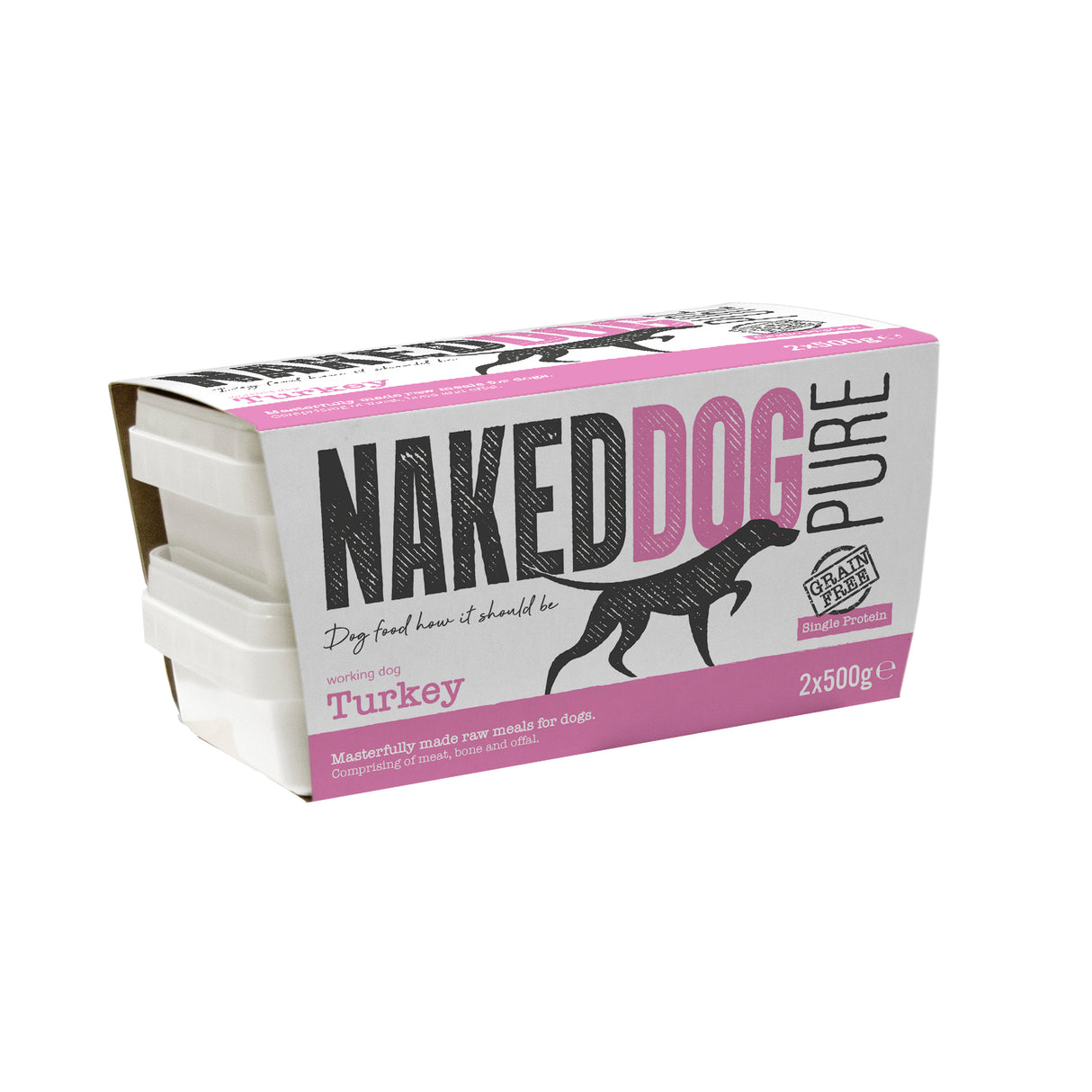 Naked Dog Pure Turkey 2x500g