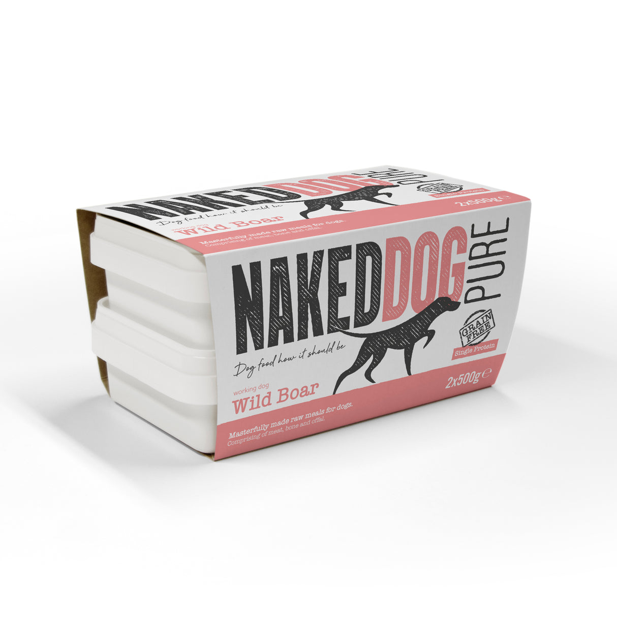 Naked Dog Pure Wild Boar 2x500g