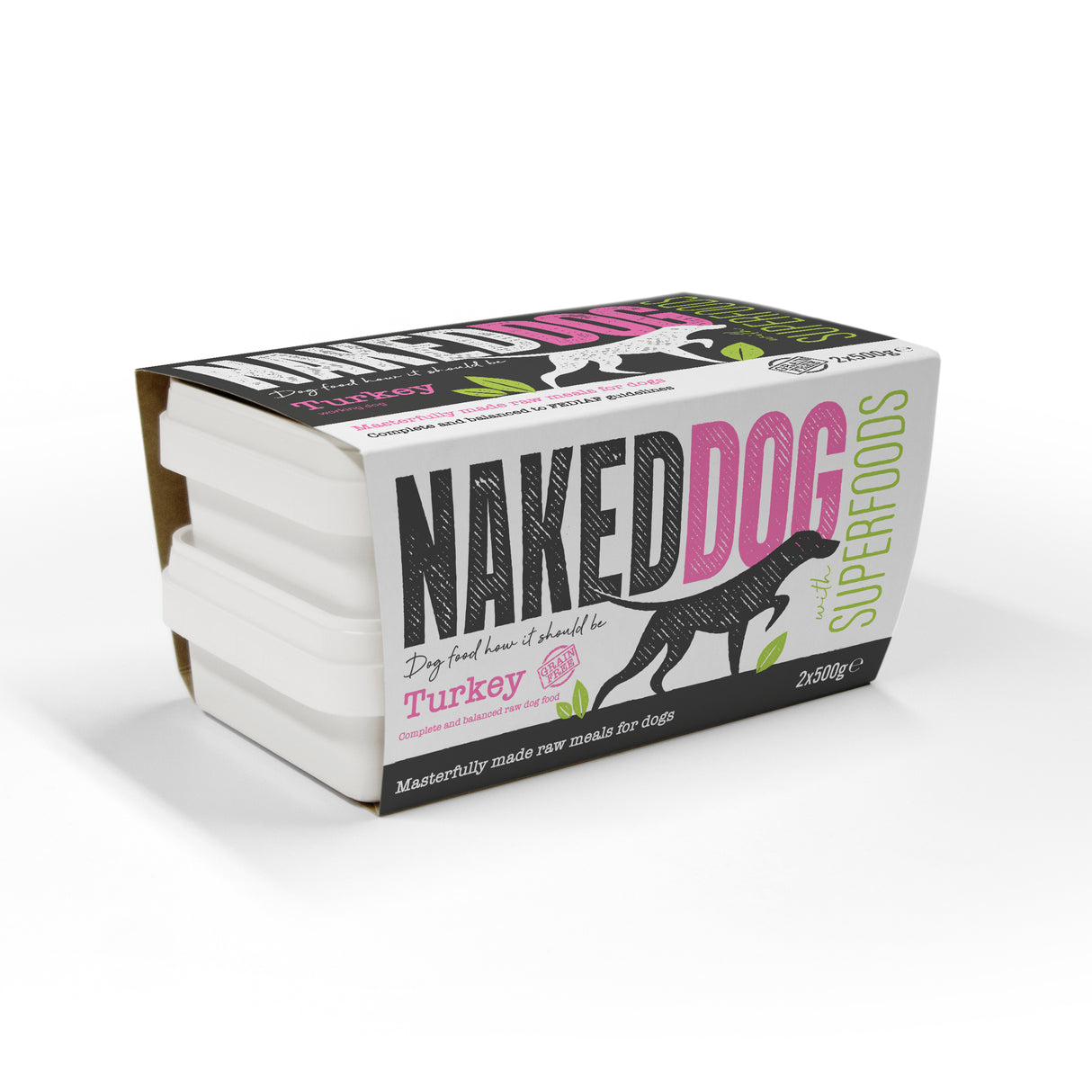 Naked Dog Superfood Turkey 2x500g