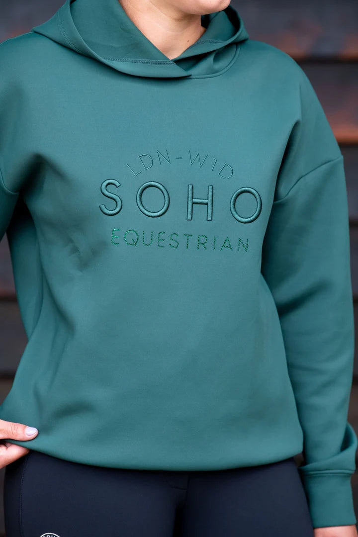 Soho Equestrian Hoodie British Racing Green