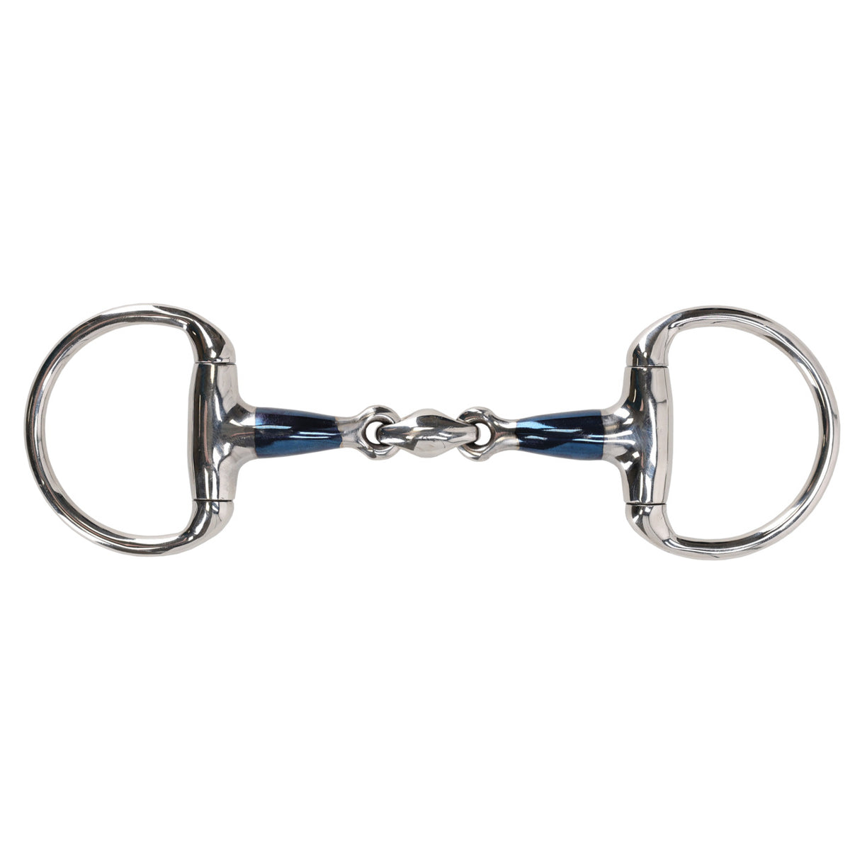 QHP Eggbutt Bit Anatomical Double Jointed Sweet Iron