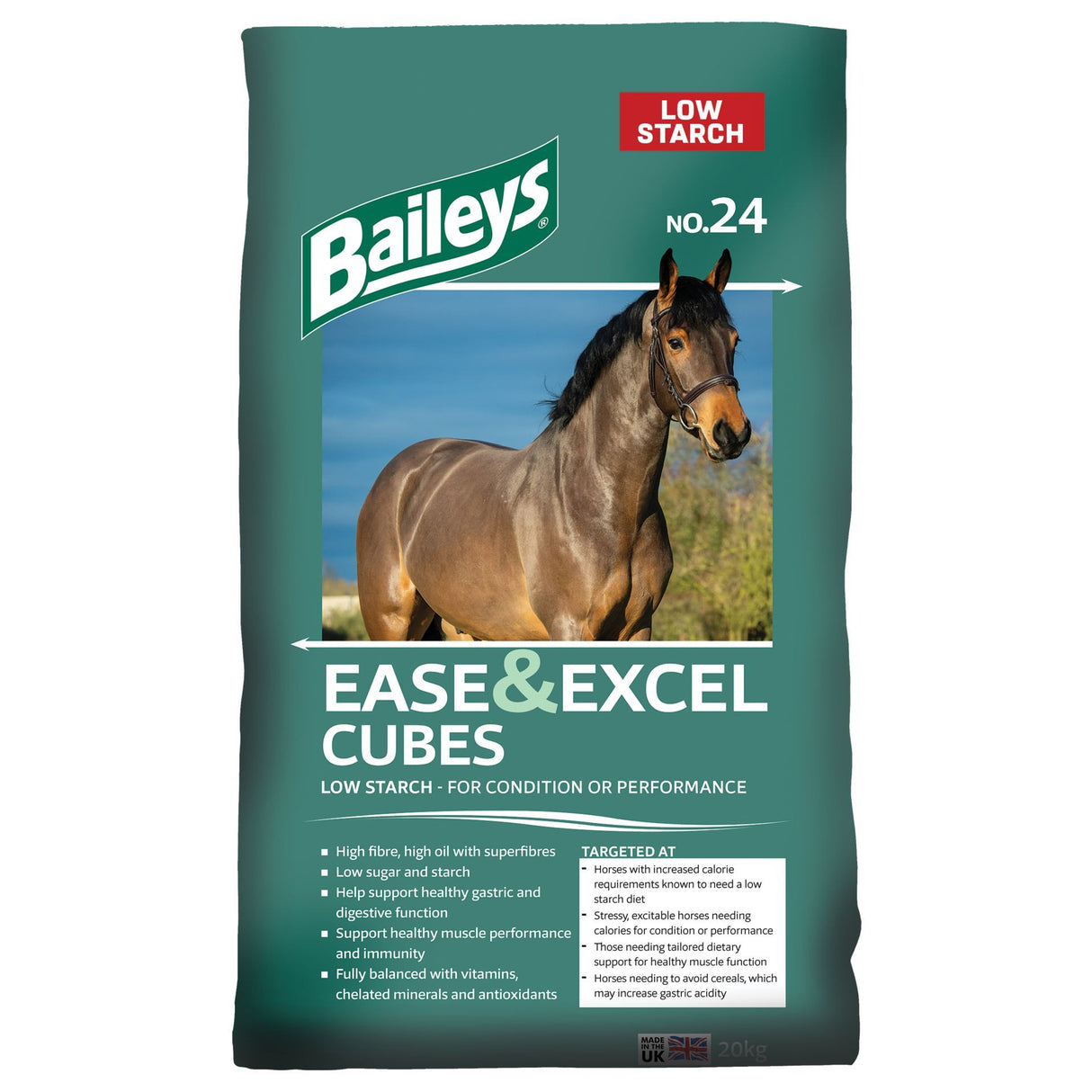 Baileys No 24 Ease & Excel Cubes 20kg