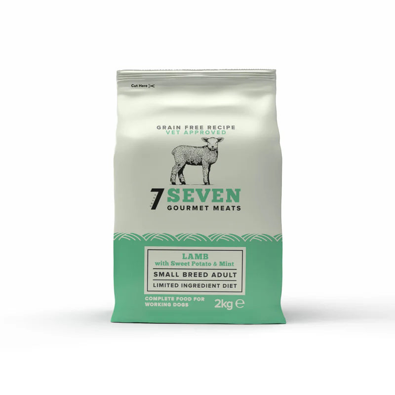 Seven Dog - Adult Small Breed Lamb with Mint Grain Free 2kg
