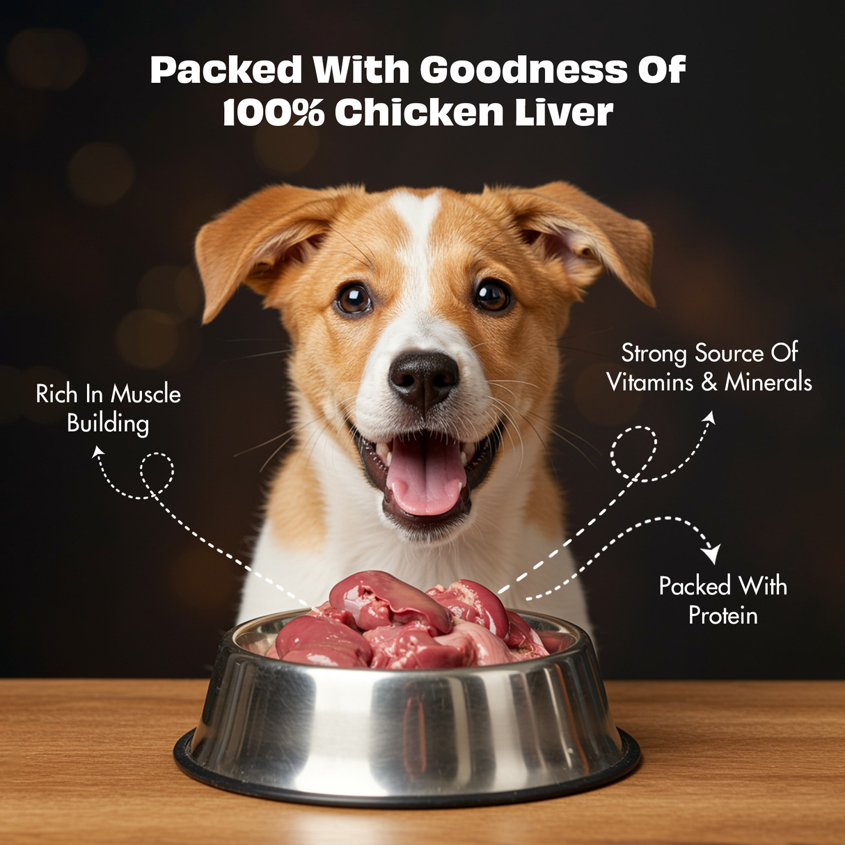 Pawfect Nature's Feast Freeze Dried Dog Treats Chicken Liver 200g